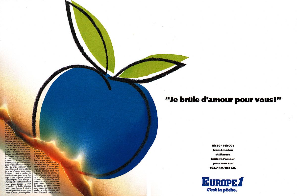 Publicit� Europe 1 1989