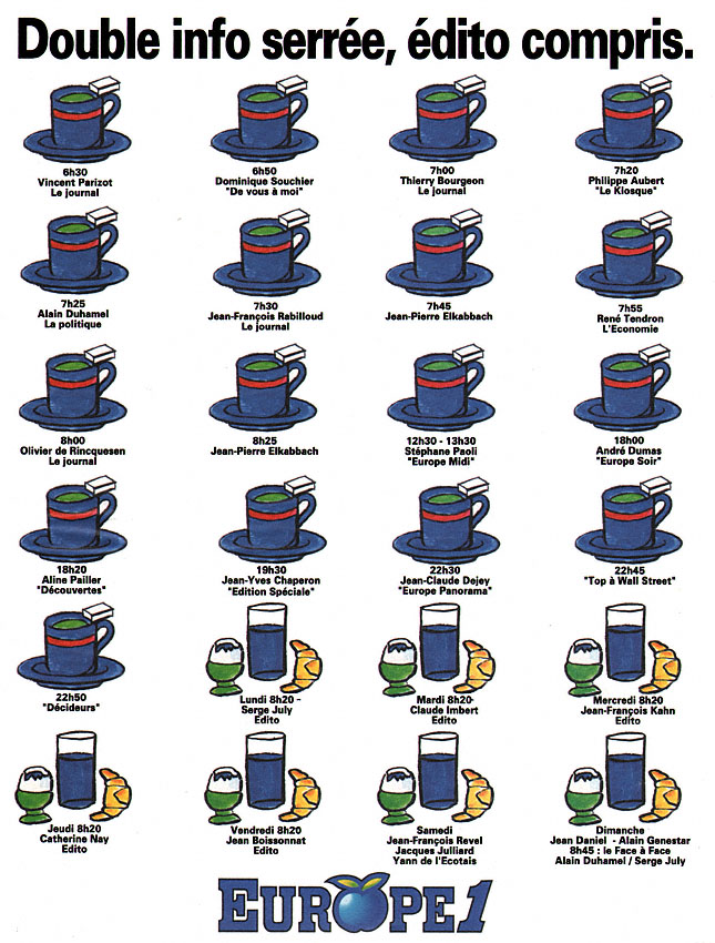 Marque Europe 1 1992