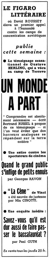 Marque Le Figaro 1952