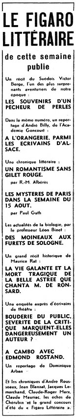 Marque Le Figaro 1952