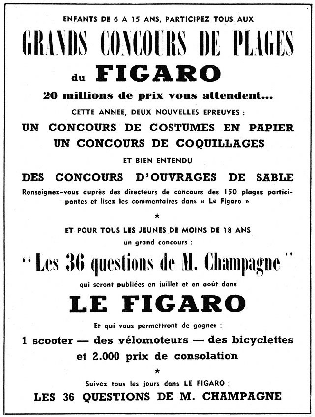 Marque Le Figaro 1953