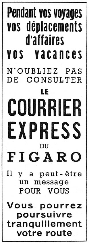 Marque Le Figaro 1953