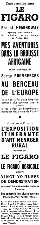 Marque Le Figaro 1954