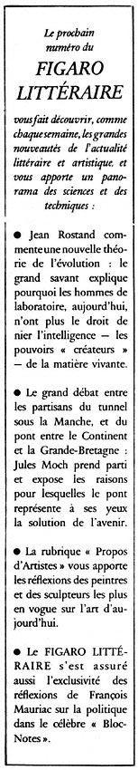 Marque Le Figaro 1962