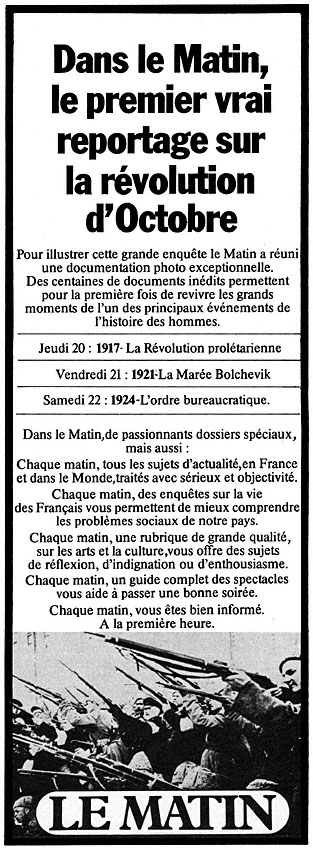 Marque Le Matin 1977