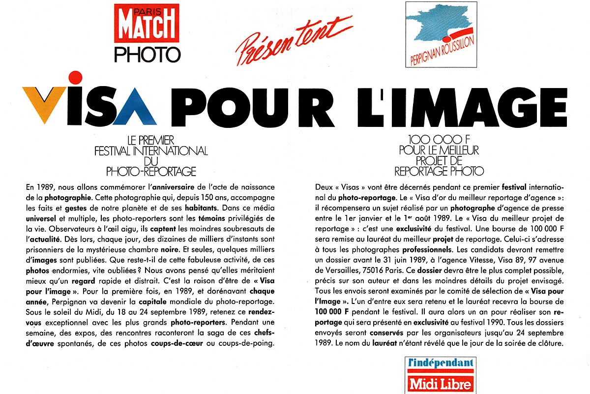 Publicit� Match 1989