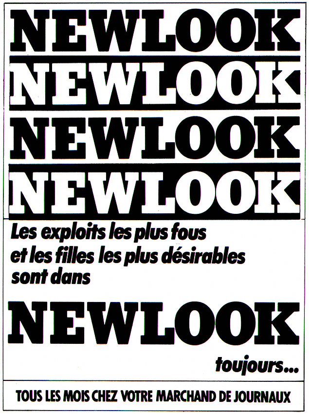 Publicit� Newlook 1985