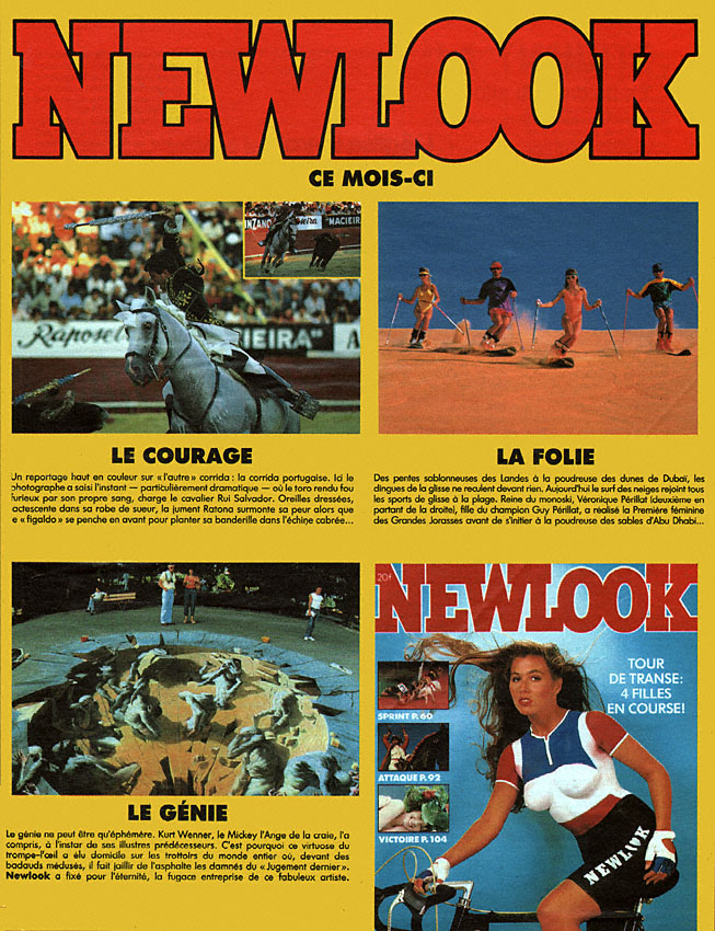 Publicit� Newlook 1987
