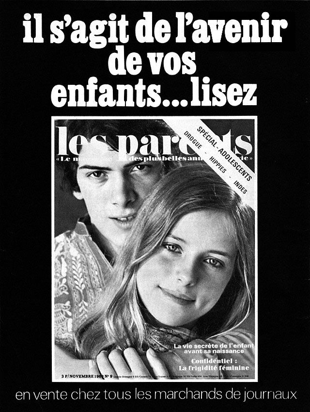Publicit� Parents 1969
