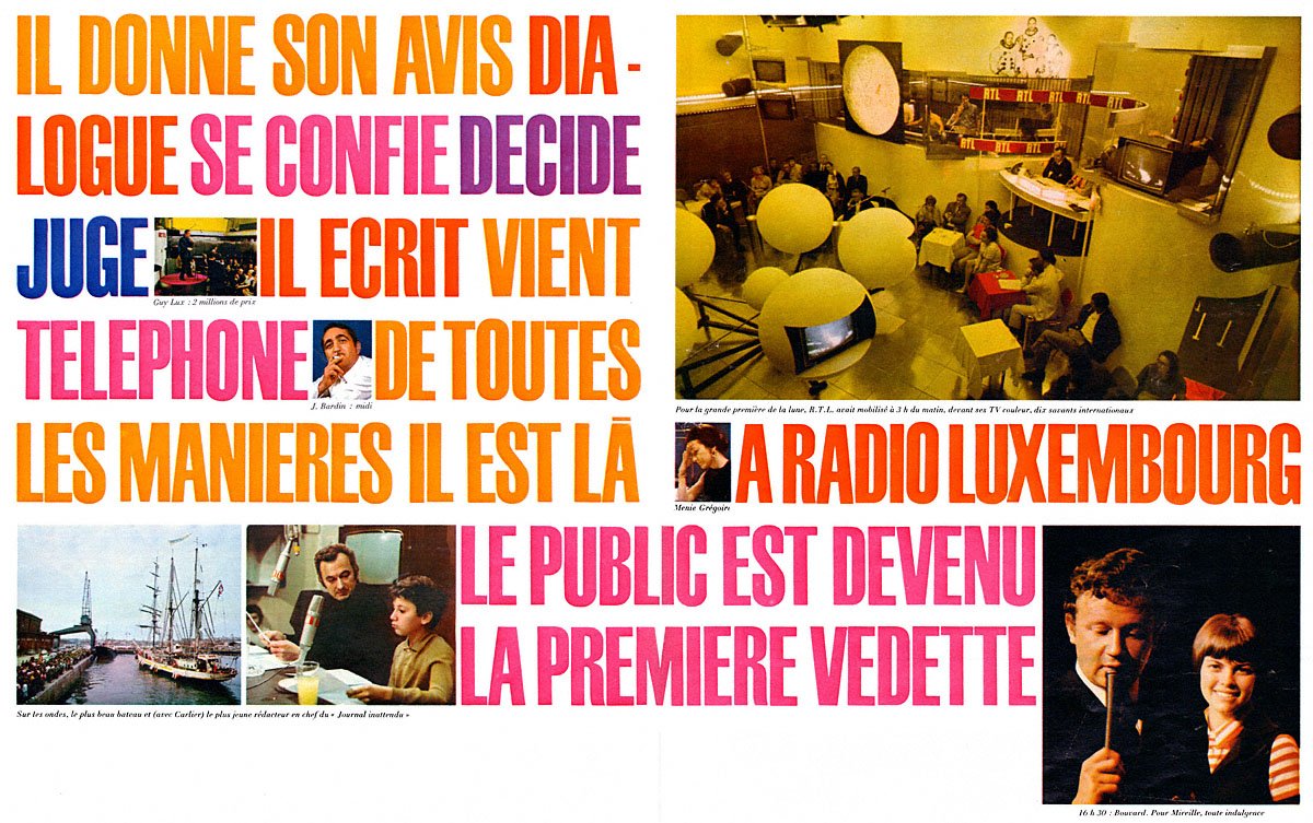Marque Radio Luxembourg 1970