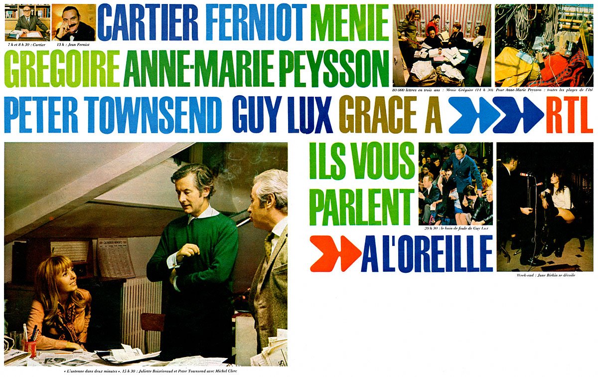 Marque Radio Luxembourg 1970