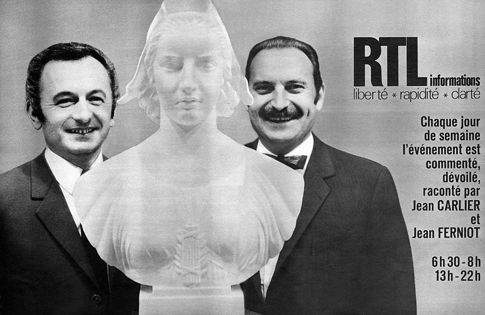 Marque Radio Luxembourg 1970