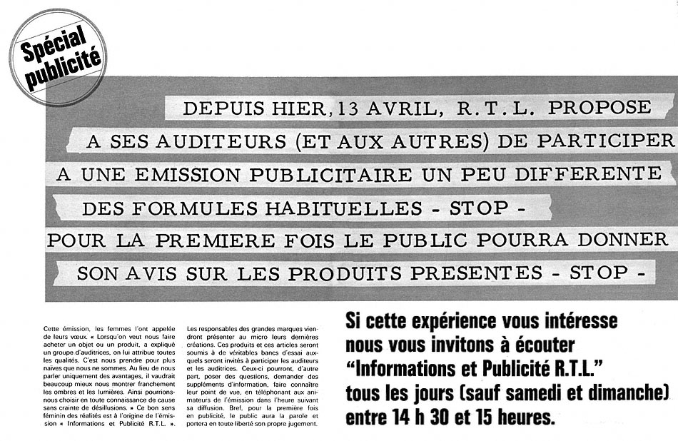 Marque Radio Luxembourg 1970