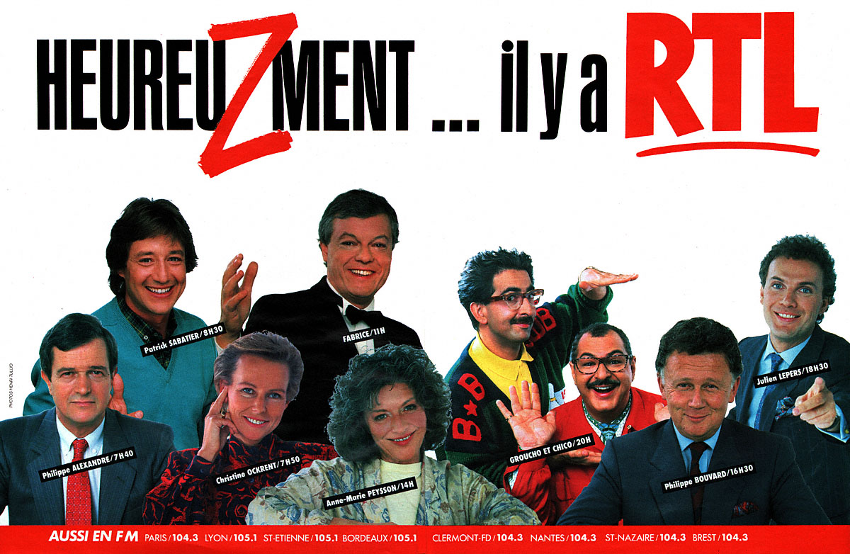 Publicit� Radio Luxembourg 1987