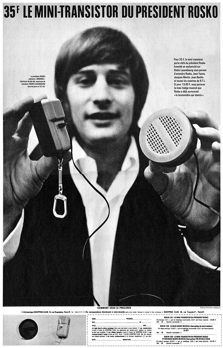 Marque Radio Luxembourg 1967