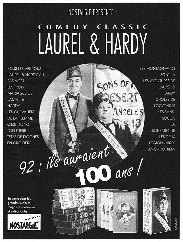 Publicit� Radio Nostalgie 1992