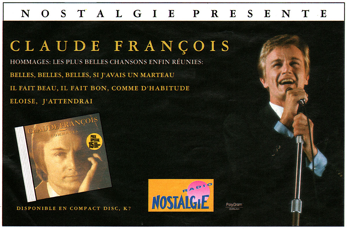 Publicit� Radio Nostalgie 1993