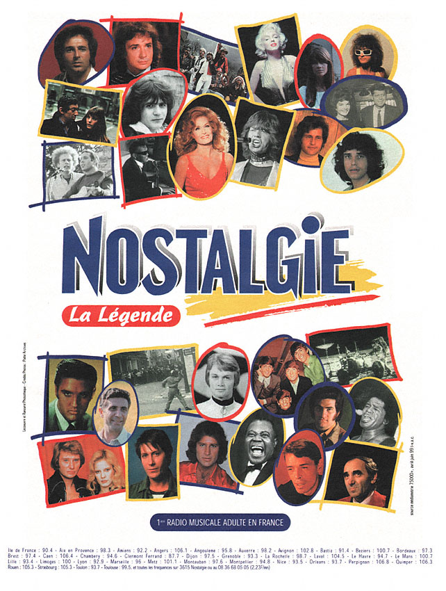 Publicit� Radio Nostalgie 1999