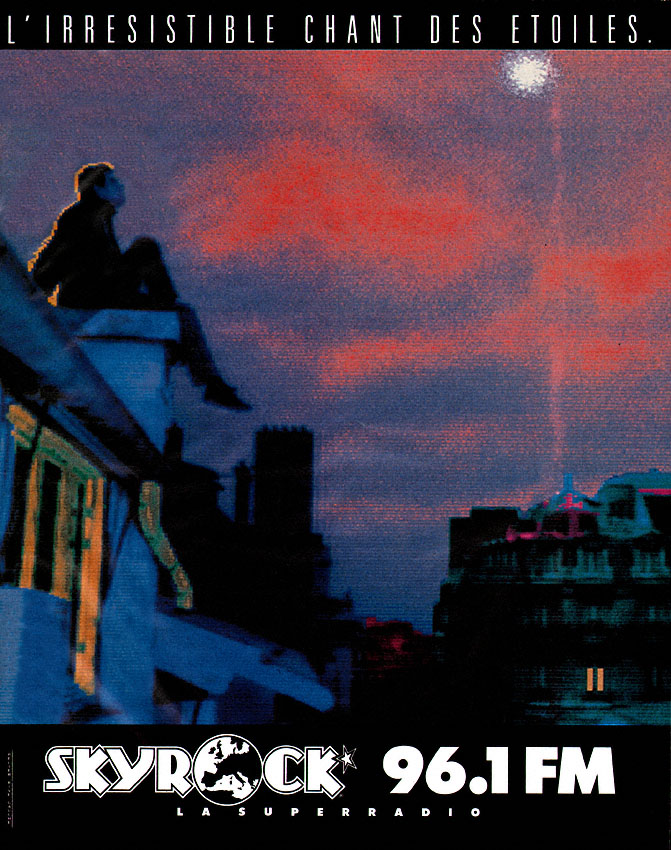 Publicit� Skyrock 1986