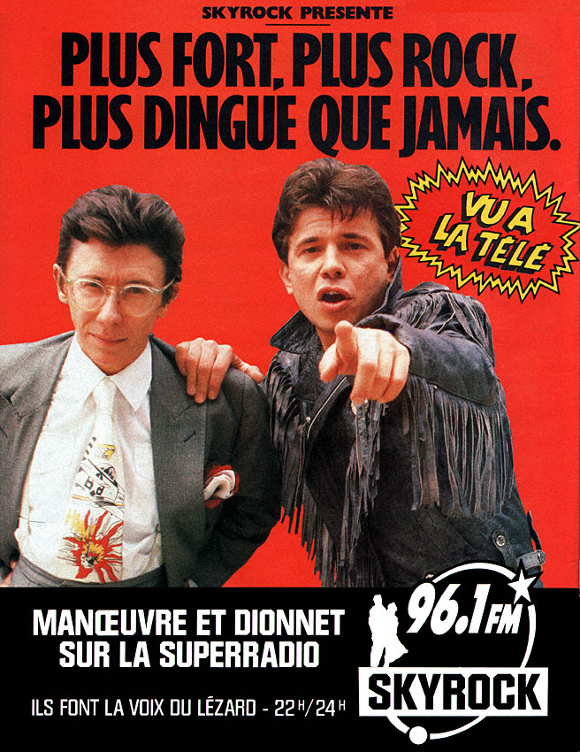 Publicit� Skyrock 1986
