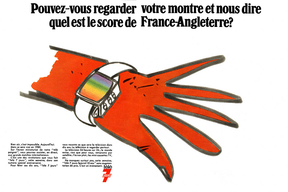 Publicit� Tele7jours 1970