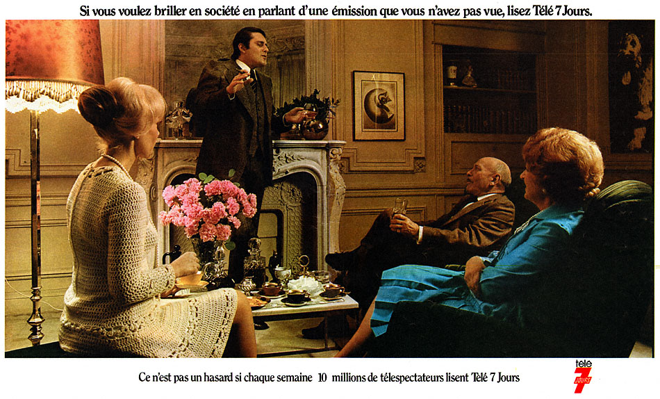 Publicit� Tele7jours 1973