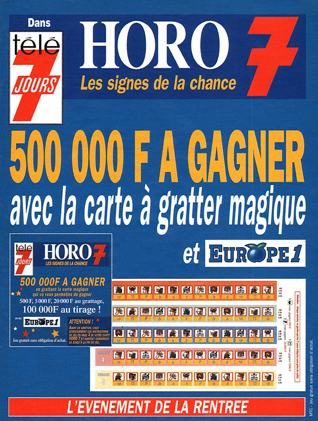 Marque Tele7jours 1994