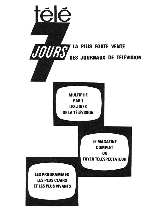 Marque Tele7jours 1962