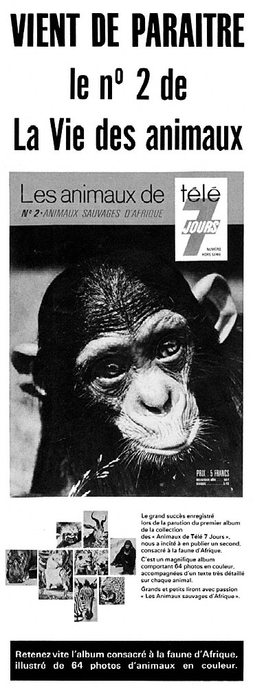 Publicit� Tele7jours 1968