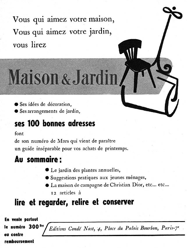 Publicit� Divers 1951