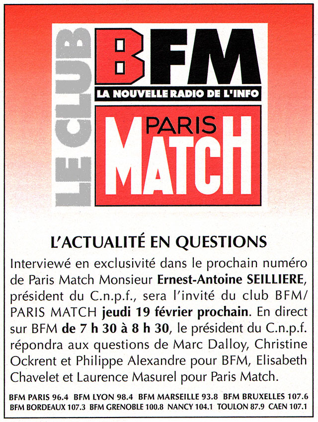 Publicit� Divers 1998