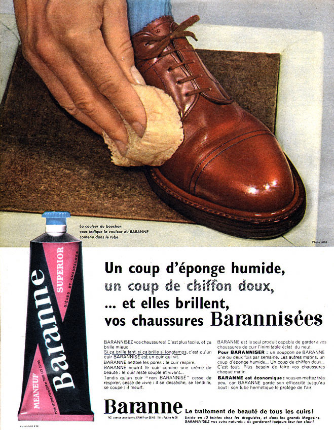 Publicit� Baranne 1960