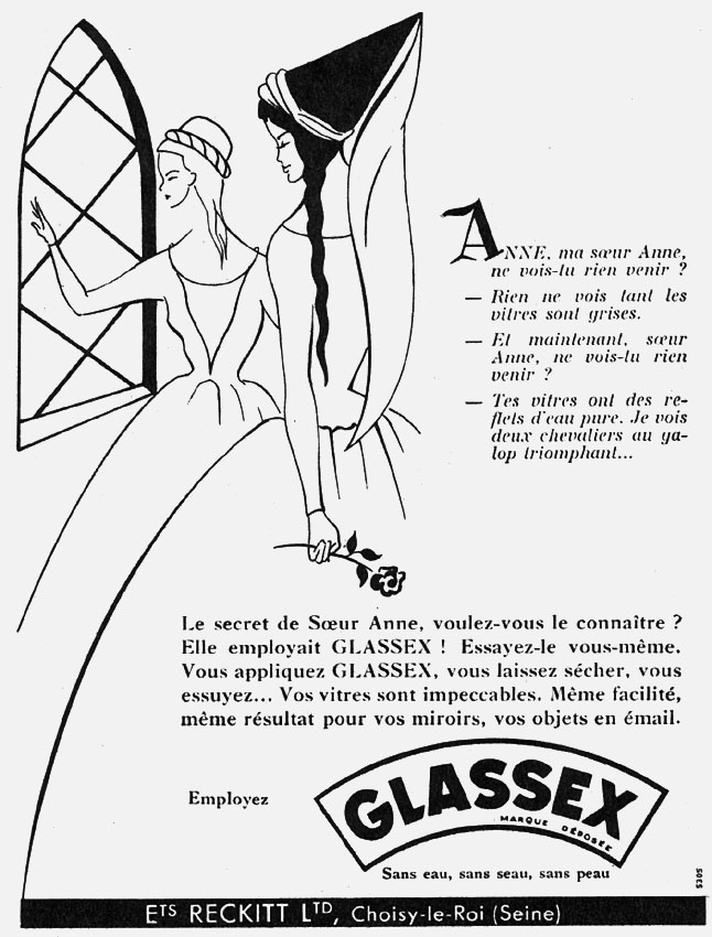 Marque Glassex 1955