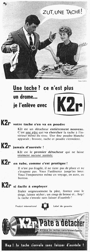 Publicit� K2r 1959