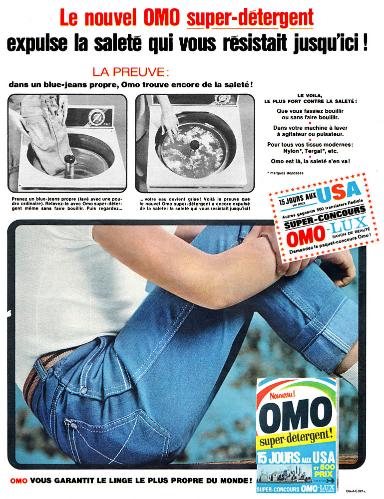 Publicit� Omo 1965