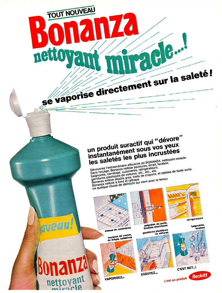 Publicit� Reckitt 1969