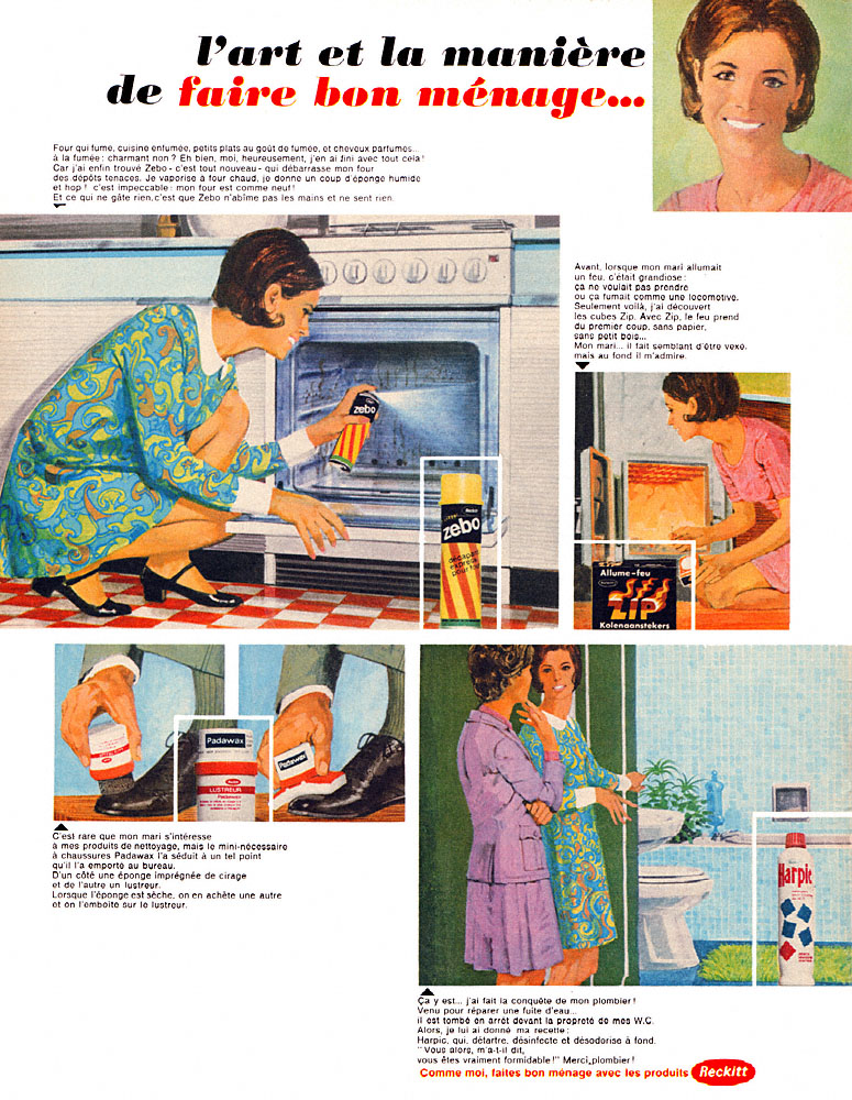 Publicit� Reckitt 1968