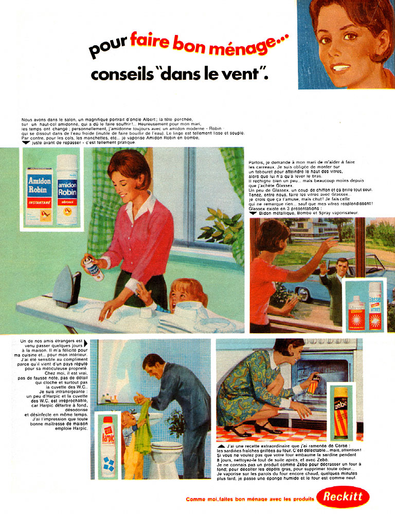Publicit� Reckitt 1968