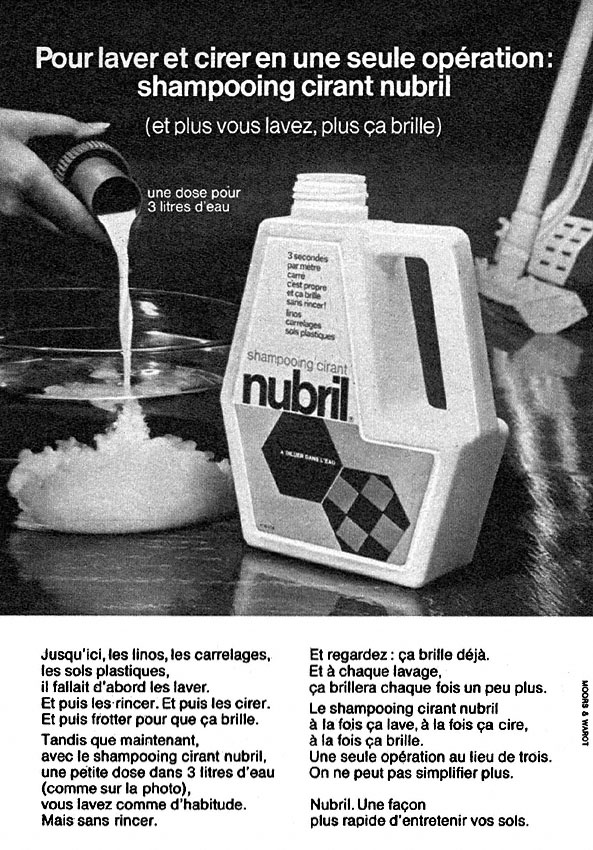 Publicit� Divers 1971