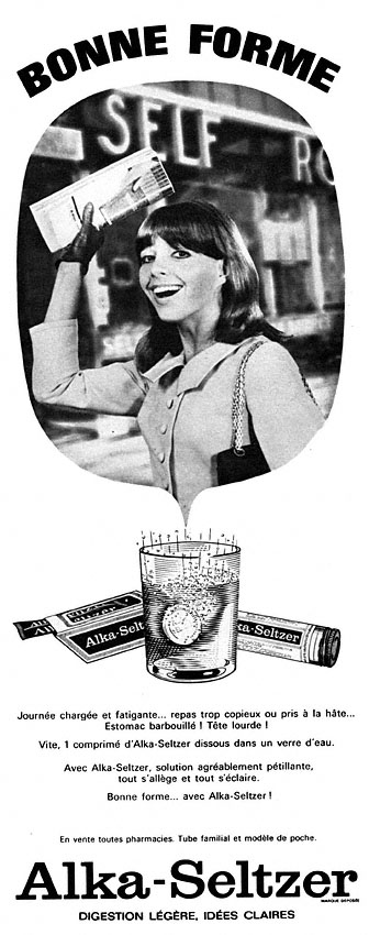 Publicit� Alka-Seltzer 1967