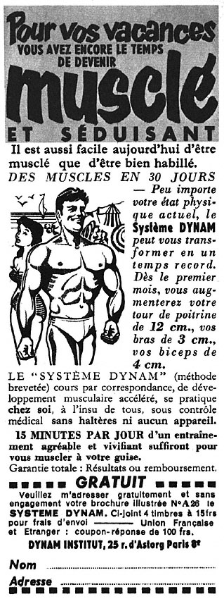 Marque Dynam Institut 1953