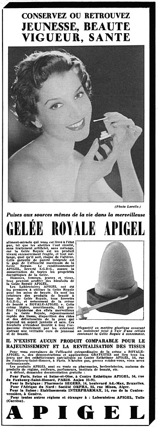 Publicit� GeleeRoyale 1954
