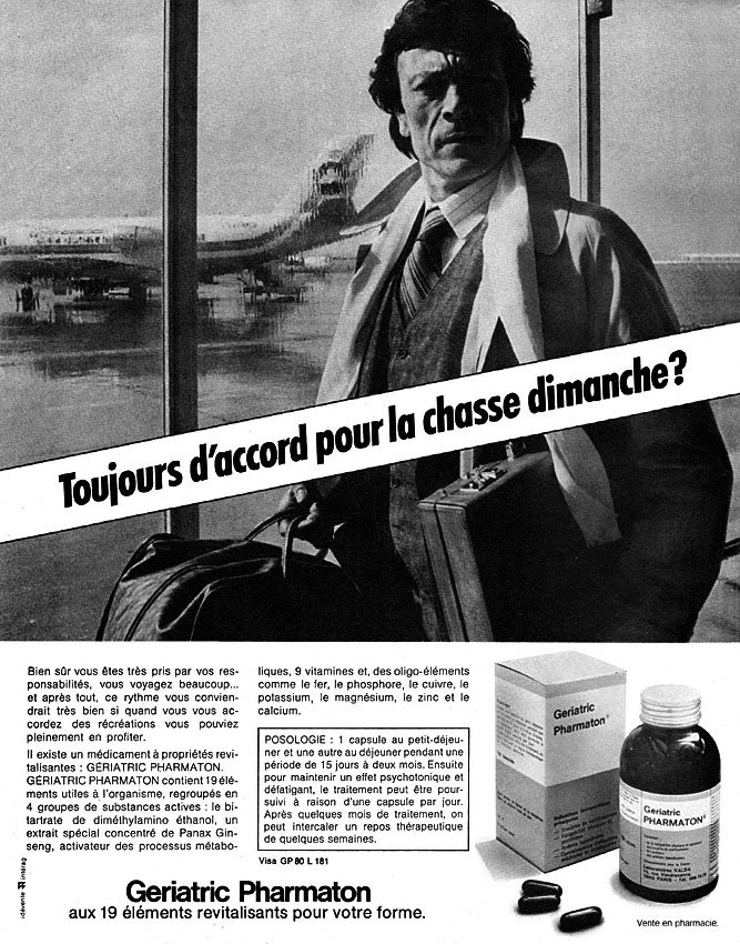 Publicit� Pharmaton 1979