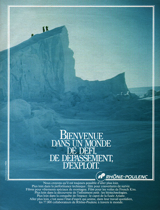 Publicit� Rhone-Poulenc 1988