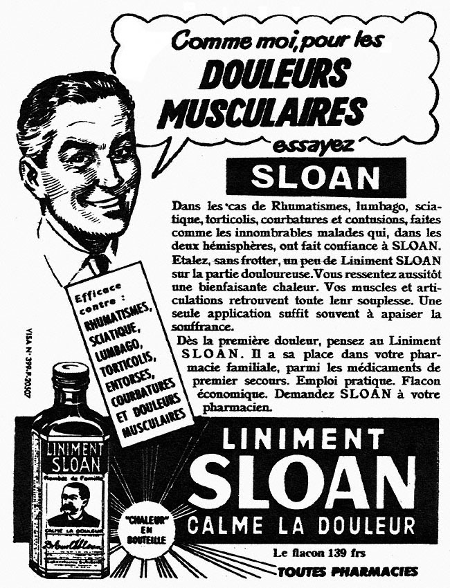 Publicit� Sloan 1956