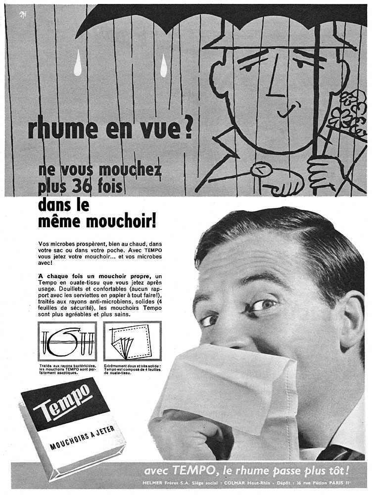 Publicit� Tempo 1961