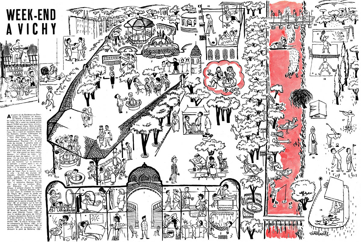 Publicit� Vichy 1955