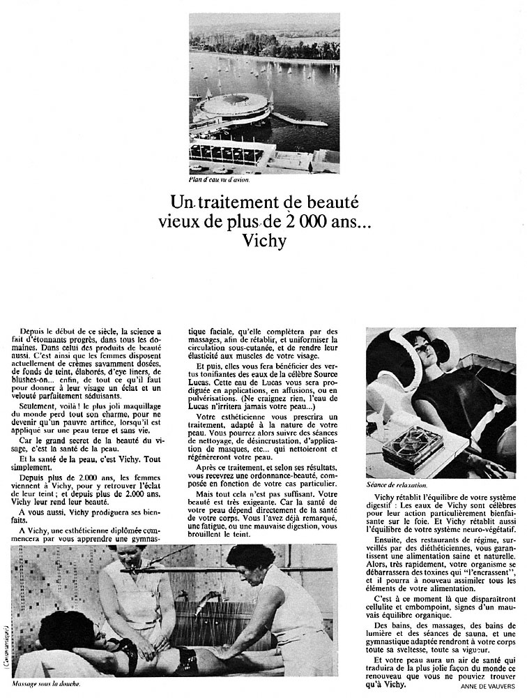 Publicit� Vichy 1968