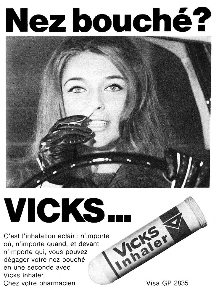 Publicit� Vicks 1968