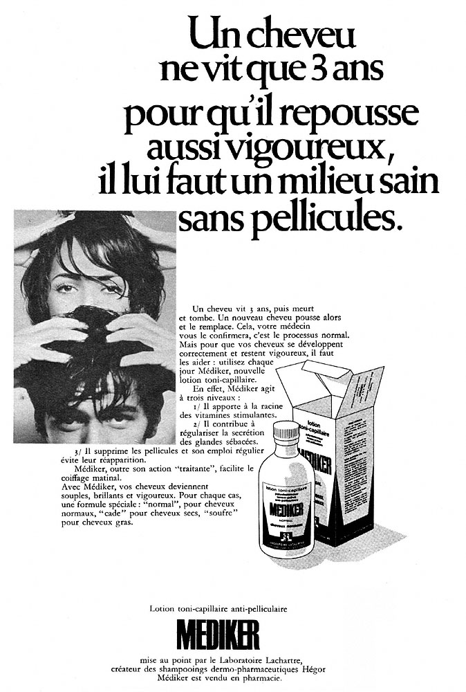Publicit� Divers 1968